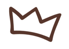 Crown doodle