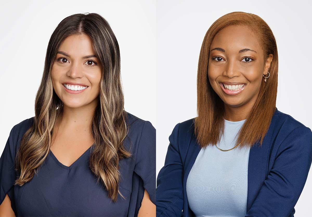 Gabrielle Smithey and Tammy Serrato headshots