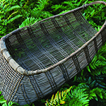 Interwoven basket