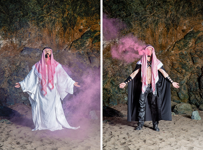 Jamil Hellu, Smoke I & II, 2015. Images courtesy of the artist.
