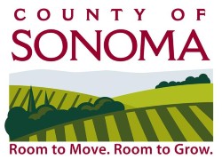 County of Sonoma logo with text "Room to move. Room to grow."