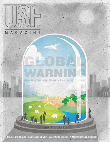 USF Magazine cover winter 2018