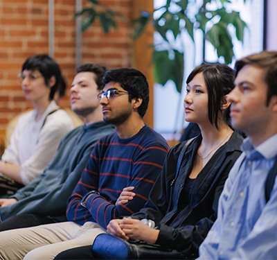 Audience of students