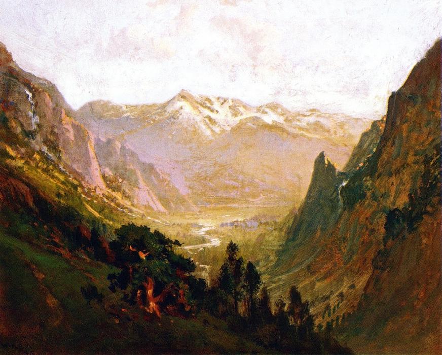 William Keith, High Sierra Canyon, 1900-1905, Oil on canvas