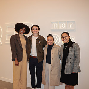 usf students meet KQED