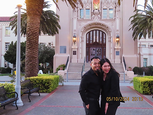 Eric Medrano MBA ’24 and Michelle Li MBA ’25