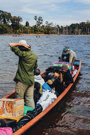 Field research in rural Laos