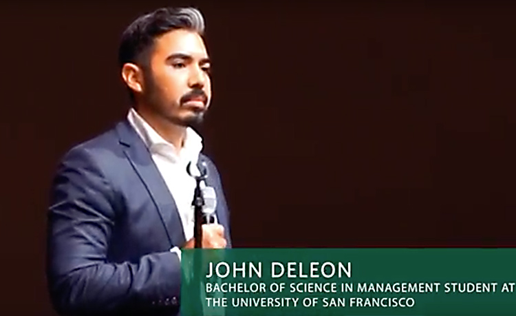 USF Student John DeLeon Bachelor of Science in Management