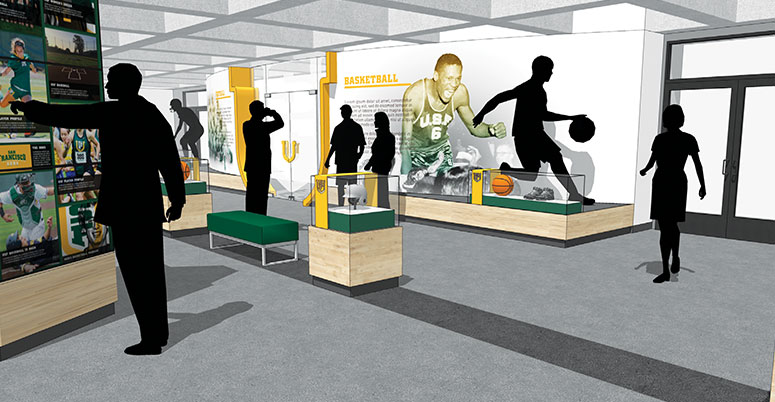 Rendering of new USF Hall of Fame