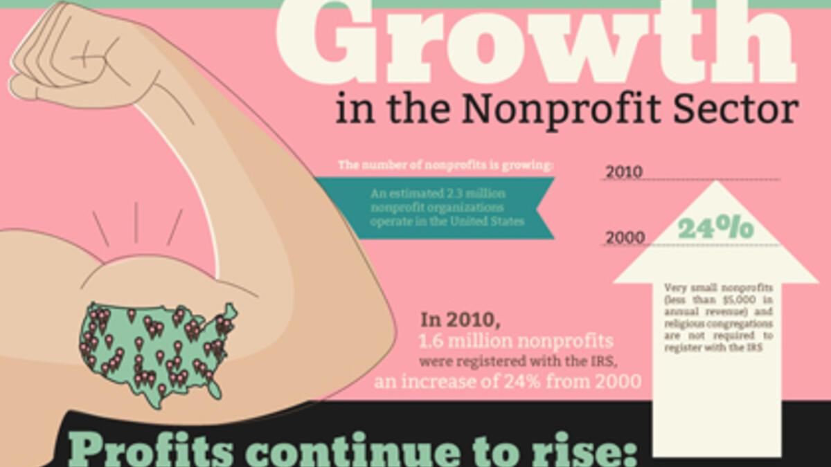 Infographic The Rise of the Nonprofit Sector University of San Francisco