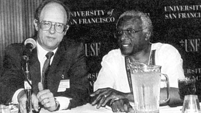 Stanley Nel, left