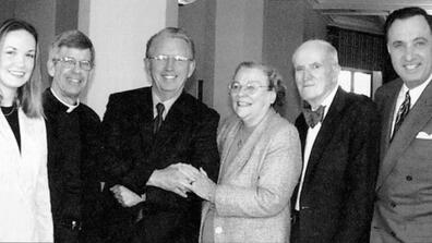 McCarthy Center press conference in 2001