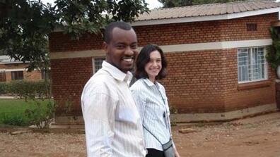 Jennifer Sturdy and Paulin Basinga