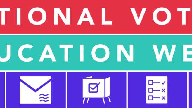 Read event details: National Voter Education Week