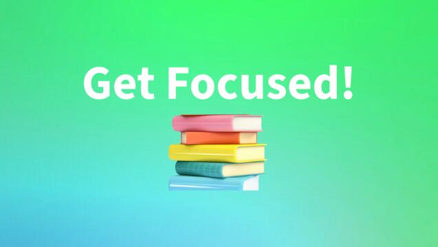 Read event details: Get Focused Study Hour