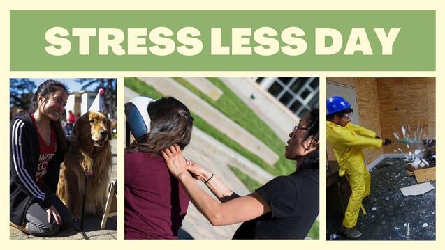 Read event details: Stress Less Day