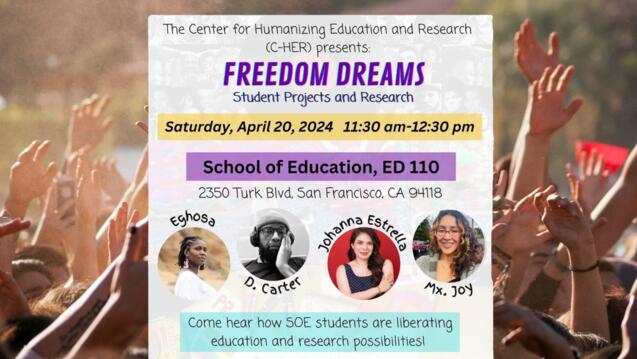 Read event detail: Freedom Dreams Student Projects & Research