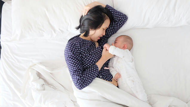 Mother and baby