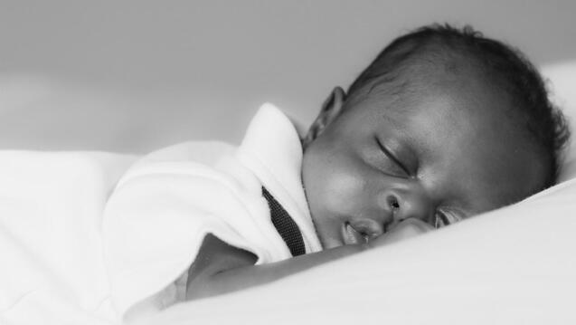 Newborn baby sleeping