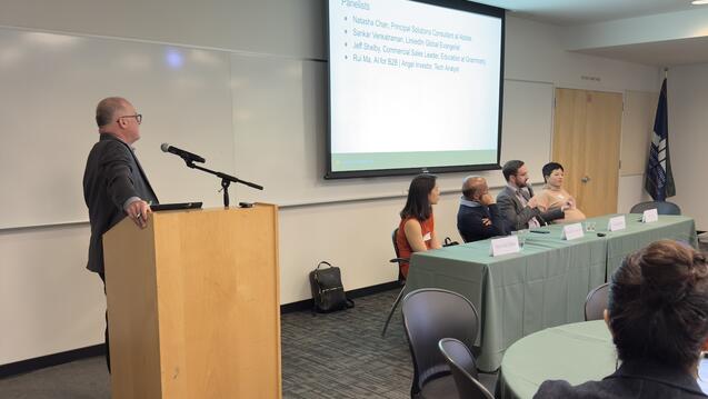 Read the story: Employers Come to Campus, Talk AI and Jobs