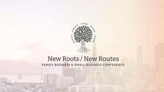 Read event details: New Roots, New Routes Conference 