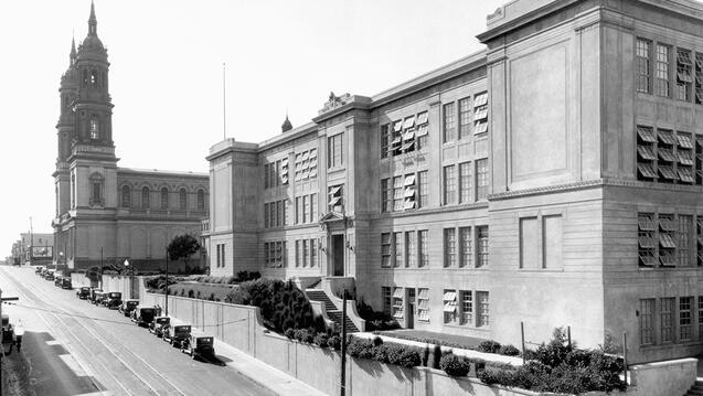 USF campus on Fulton