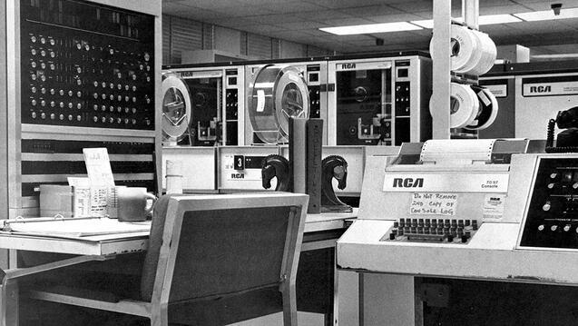 RCA Spectra/70 computer in 1970