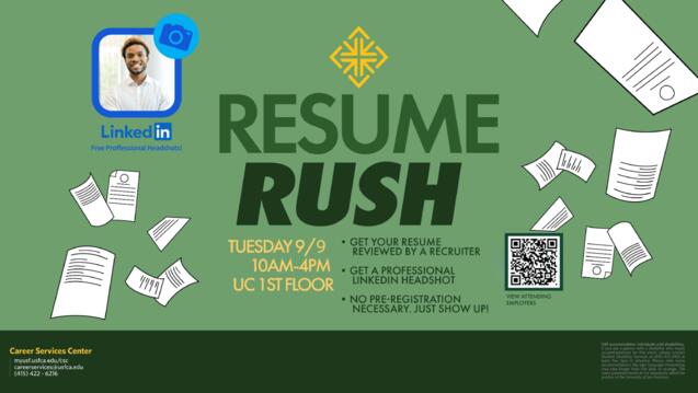 Read event detail: Resume Rush