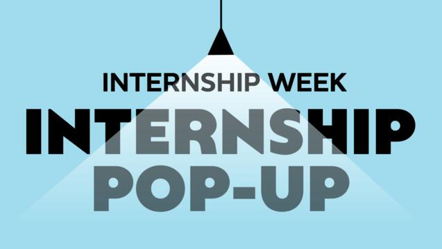 Read event details: Internship Pop Up