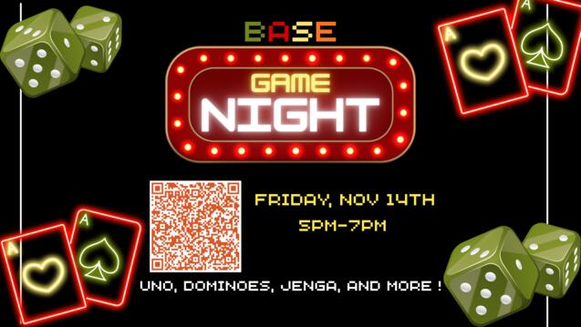 Read event detail: BASE Game Night 