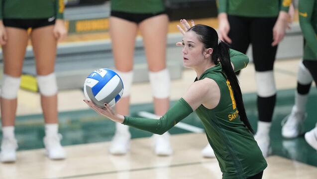 Read event details:  USF Women&#039;s Volleyball at Santa Clara