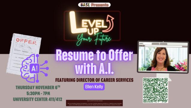 Read event details: Level Up Your Future: Résumé to Offer with AI