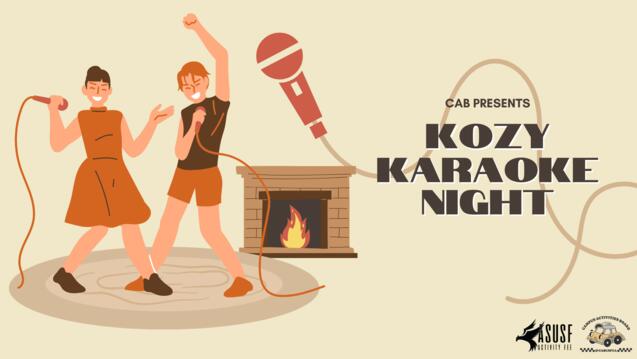 Read event detail: Kozy Karaoke Night with CAB