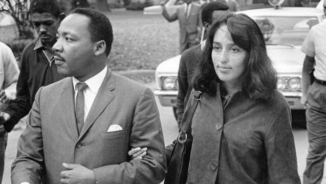 MLK and Joan Baez