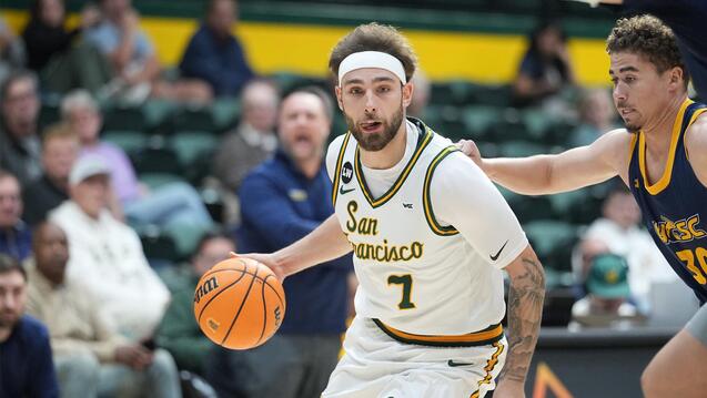 Read event detail:  USF Men&#039;s Basketball vs San Diego - AAPI