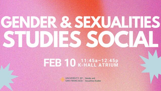 Read event detail: Gender & Sexualities Studies Social
