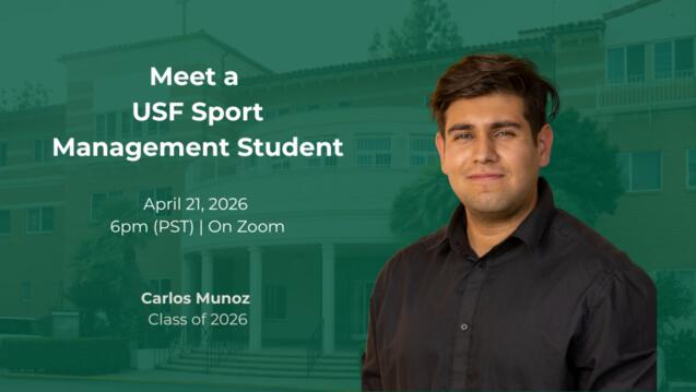Read event details: MS in Sport Management | Meet a Student
