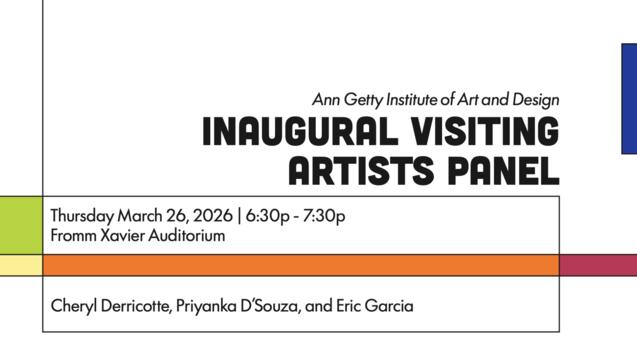 Read event details: Ann Getty Institute of Art and Design: Inaugural Visiting Artists Panel
