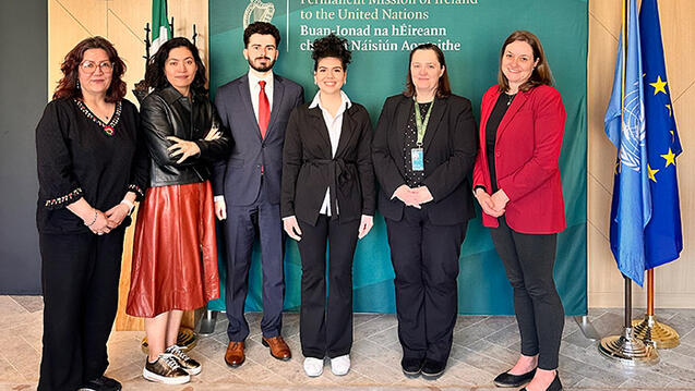 law clinic members pose for a group photo
