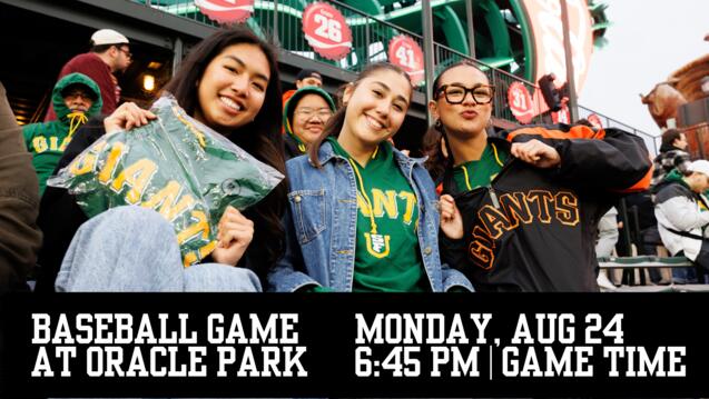 Read event details: Baseball Game at Oracle Park
