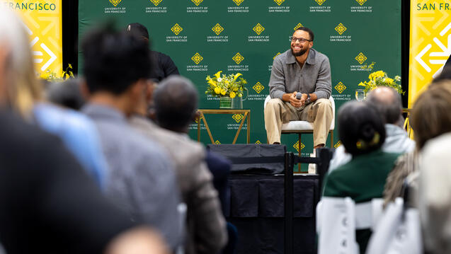 Read the story: Stephen Curry Brings the Power of Storytelling to the Hilltop