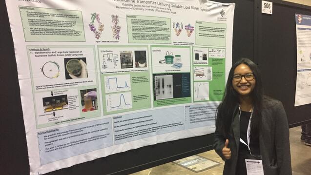 Read the story: Students Present Results of Biochemistry Research