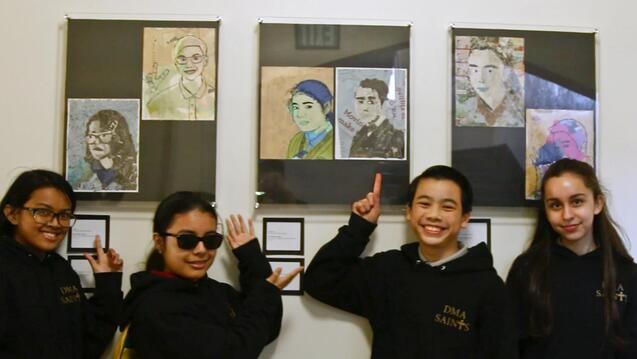 Read the story: De Marillac Academy Student Artists Enrich the USF School of Education