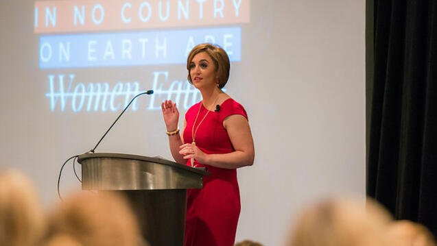 Read the story: Katica Roy ’95: Not on Her Watch