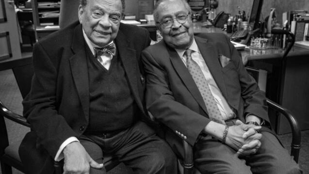 Andrew Young and Clarence Jones