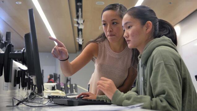 USF’s computer science department holds an annual coding camp for girls in middle school and high school