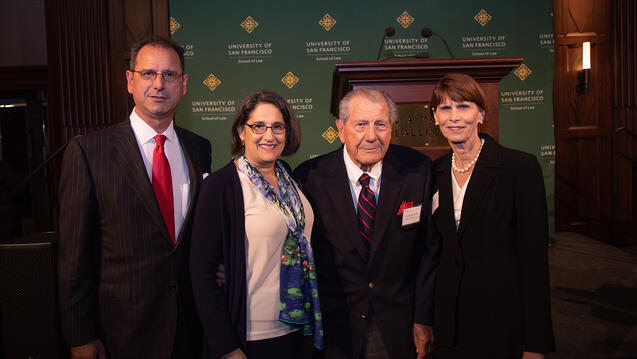 Read the story: Saveri Family and Hon. Robert Foiles ’84 Honored at Alumni Graduates Reception  