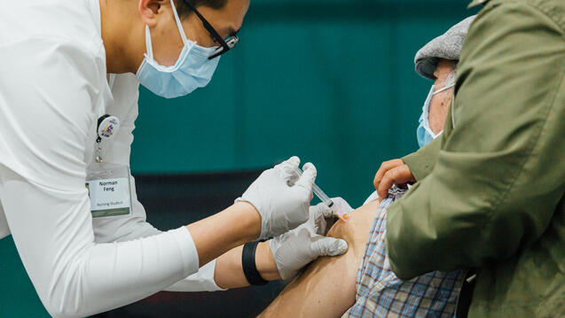 Read the story: Students and Faculty Help with Vaccination Effort