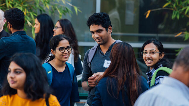 Indian students welcome reception