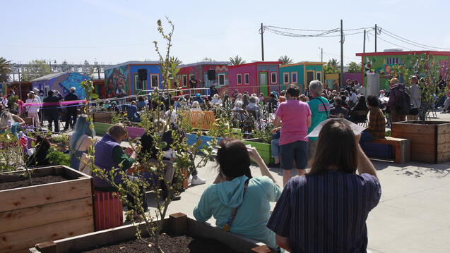 Read the story: Students Help Design and Build Tiny House Village for Homeless Youth